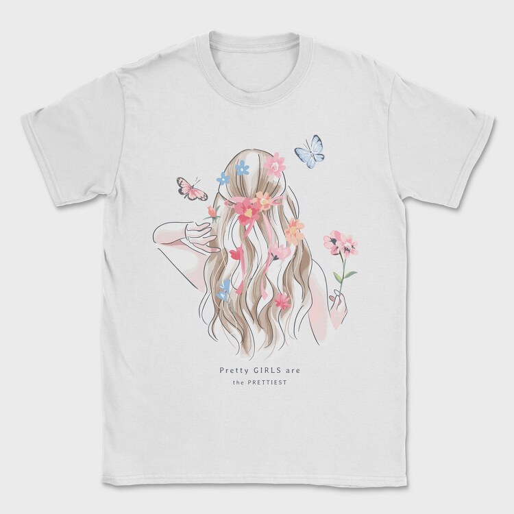 Floral Butterfly Dreams, Tricou Barbati (Unisex)
