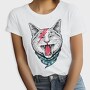 Skull Bandit Cat, Tricou Femei