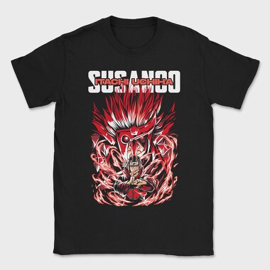 Itachis Susanoo Flame, Tricou Barbati (Unisex)
