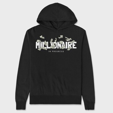 Millionaire In Progress, Hanorac Oversize Barbati (Unisex)
