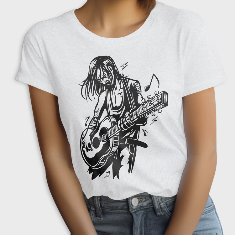Rockstar Guitar Solo, Tricou Femei