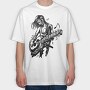 Rockstar Guitar Solo, Tricou Oversize Barbati (Unisex)