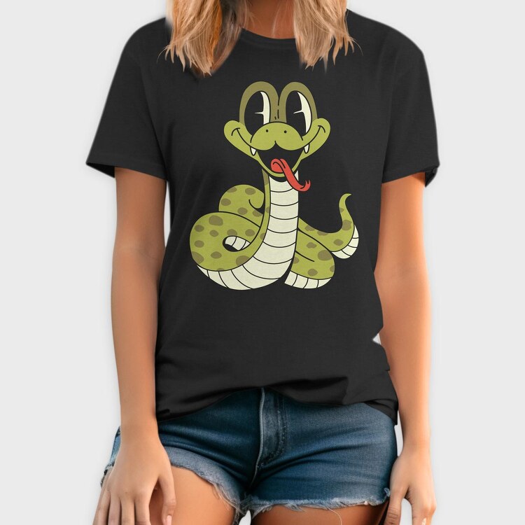 Snake Cute, Tricou Barbati (Unisex)