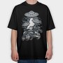 Alien Ride, Tricou Oversize Barbati (Unisex)