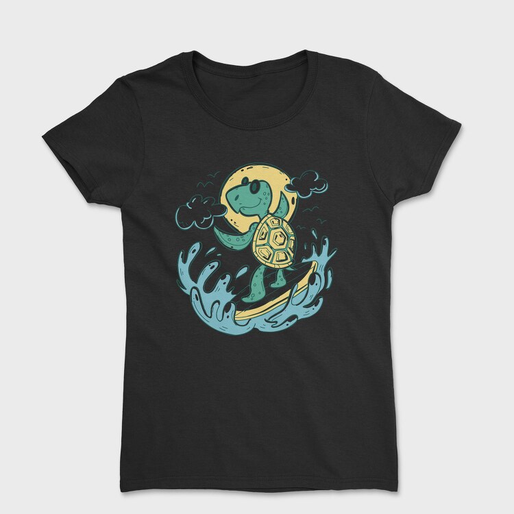 Turtle Surfing, Tricou Femei