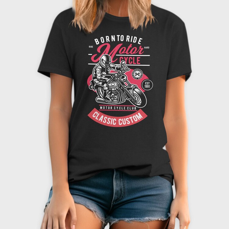 Motorcycle Club Classic, Tricou Barbati (Unisex)