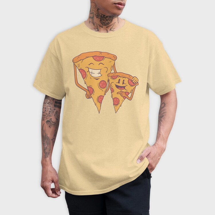 Pizza Family, Tricou Barbati (Unisex)