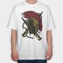 Spartan Warrior 1, Tricou Oversize Barbati (Unisex)