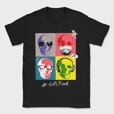 Skull Beats Cool Mode, Tricou Barbati (Unisex)