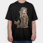Christmas Garden Fairy, Tricou Oversize Barbati (Unisex)