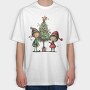 Christmas Girls Tree, Tricou Oversize Barbati (Unisex)