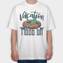 Alien Vacation Float, Tricou Oversize Barbati (Unisex)