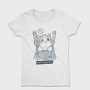 Cat In Jeans Vibes, Tricou Femei