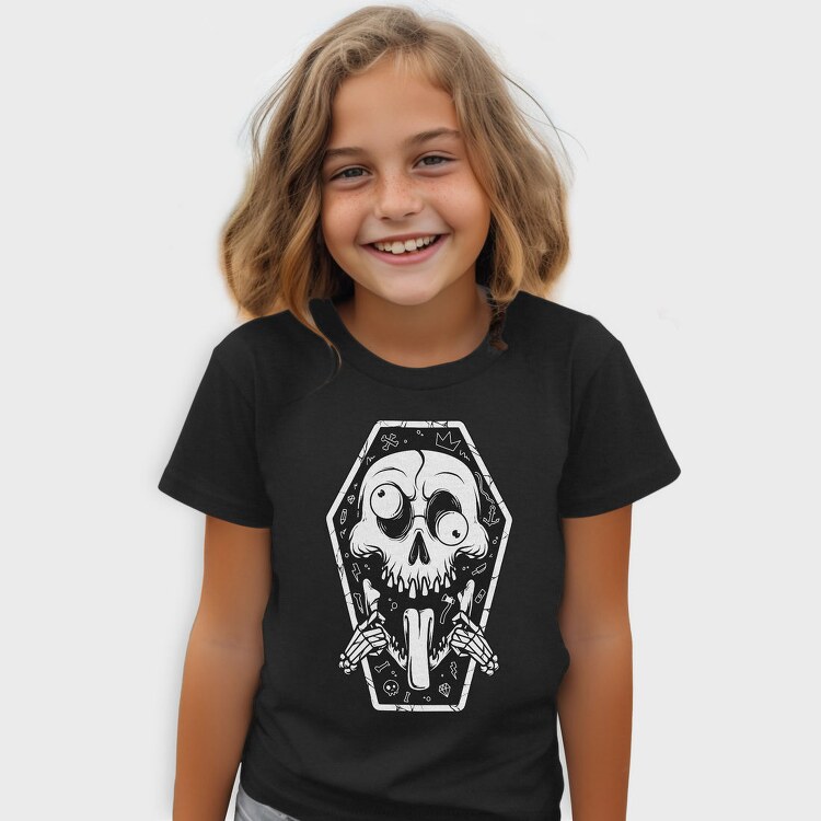 Skull Coffin Vibes, Tricou Copii