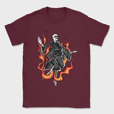 Flaming Grim Reaper, Tricou Barbati (Unisex)