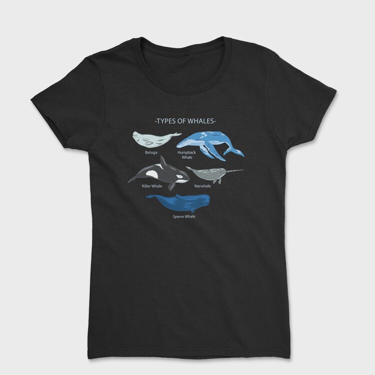 Types of Whales, Tricou Femei
