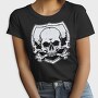 Skull Crossbones Shield, Tricou Femei