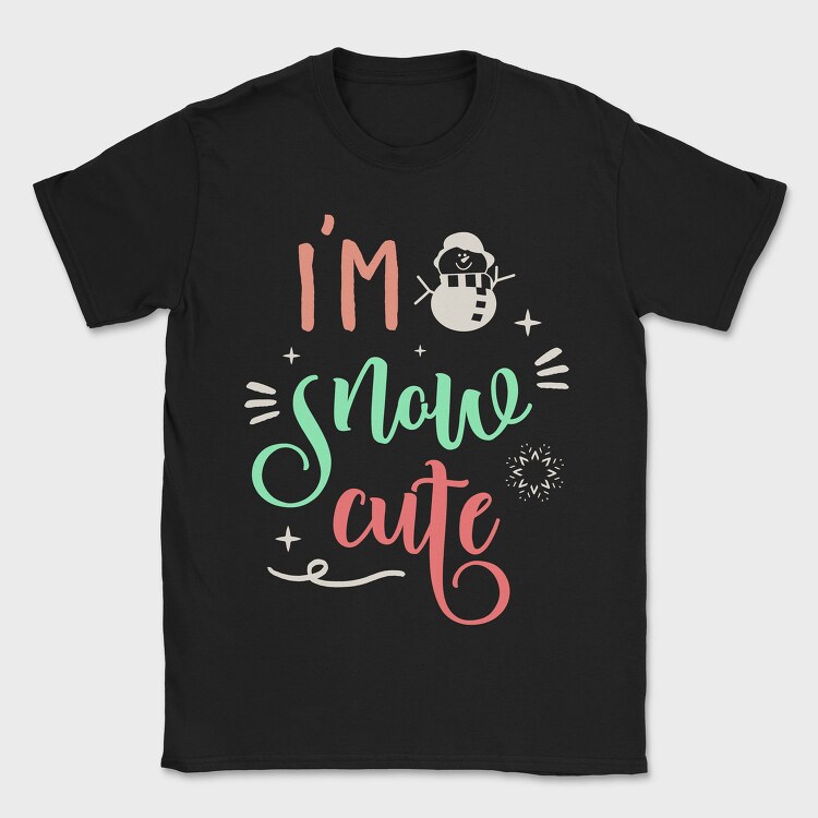 Snowy Cute Vibes, Tricou Barbati (Unisex)