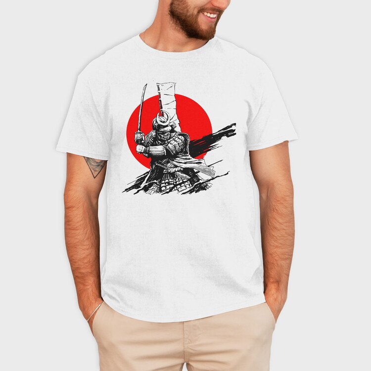 Samurai Warrior Strike, Tricou Barbati (Unisex)