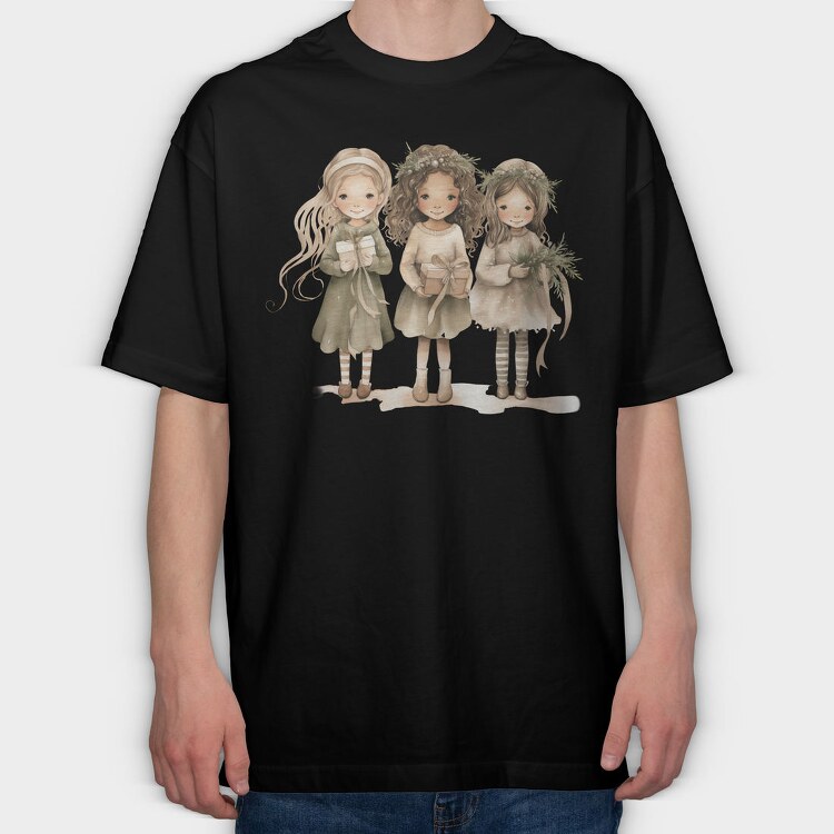 Christmas Gifts 3 Girls, Tricou Oversize Barbati (Unisex)