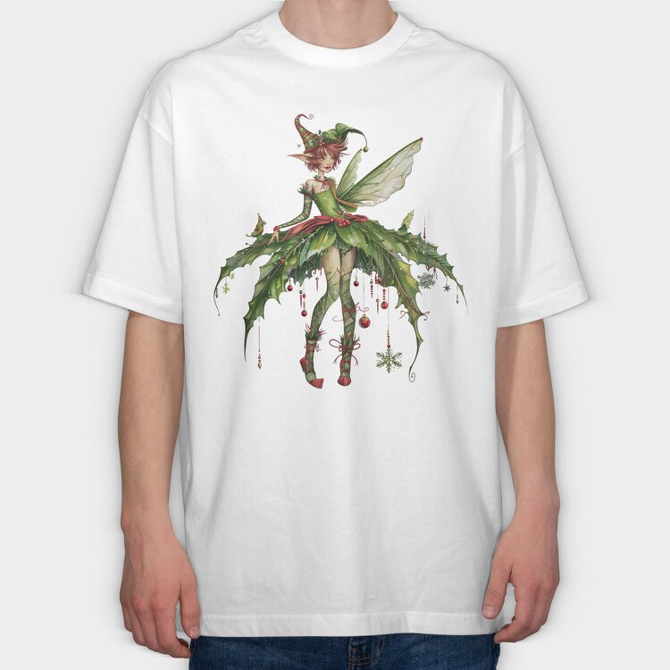 Christmas Fairy Serenade, Tricou Oversize Barbati (Unisex)