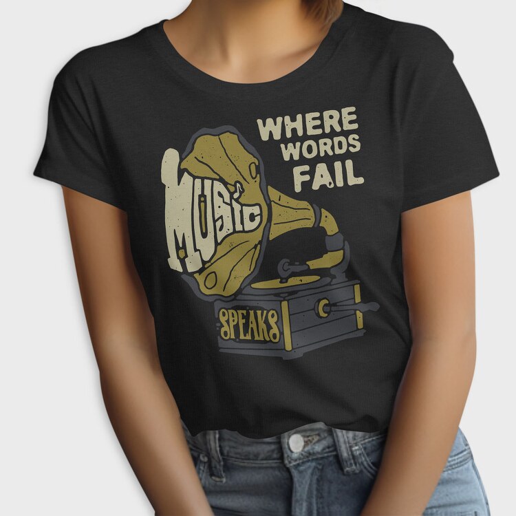 Gramophone Words Fail, Tricou Femei