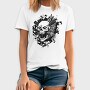 Skull Crown Roar, Tricou Barbati (Unisex)