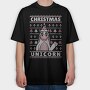 Uglysweatter Unicorn, Tricou Oversize Barbati (Unisex)
