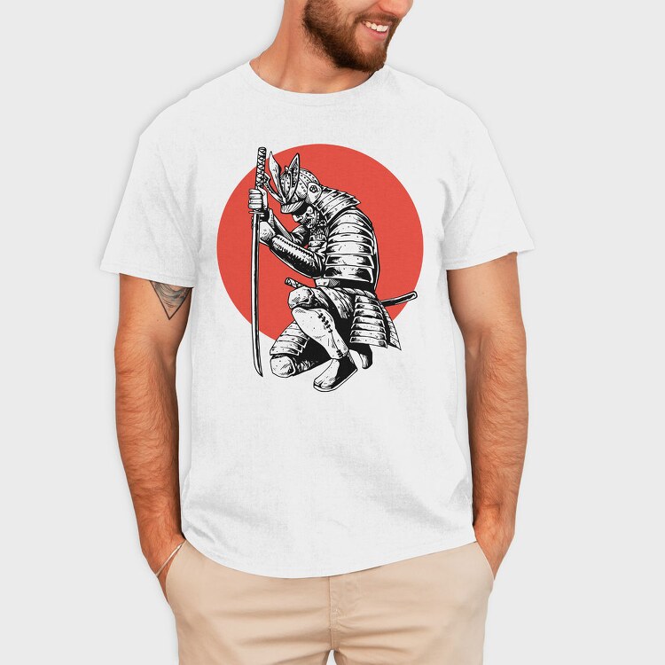 Samurai Warrior, Tricou Barbati (Unisex)
