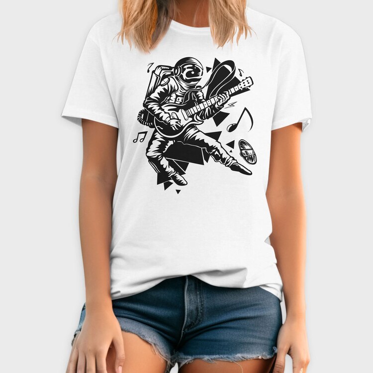 Astronaut Guitar Jam, Tricou Barbati (Unisex)