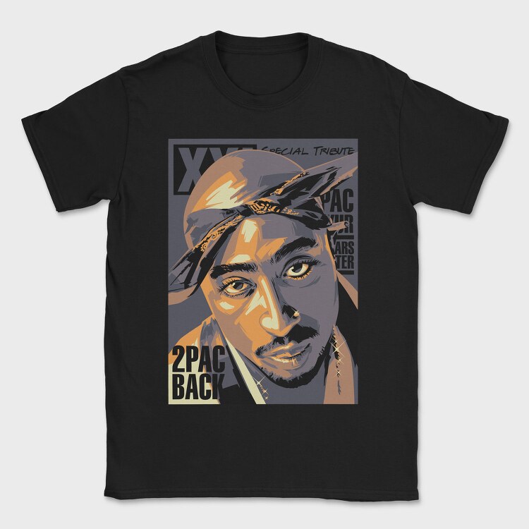 2Pac Tribute, Tricou Barbati (Unisex)