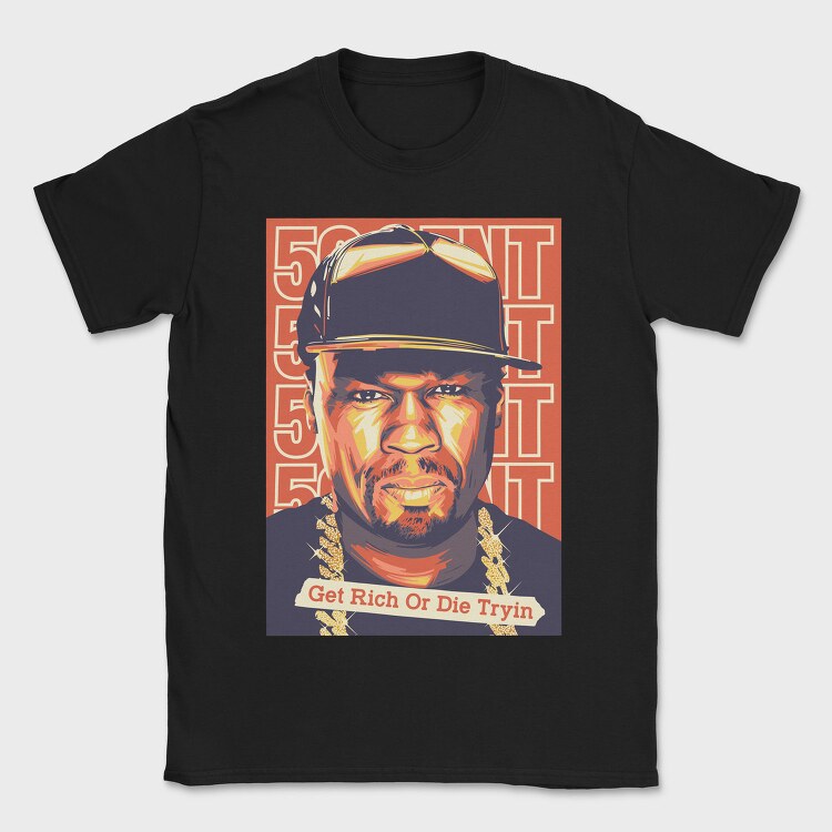 50 Cent Street, Tricou Barbati (Unisex)