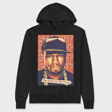 50 Cent Street, Hanorac Oversize Barbati (Unisex)