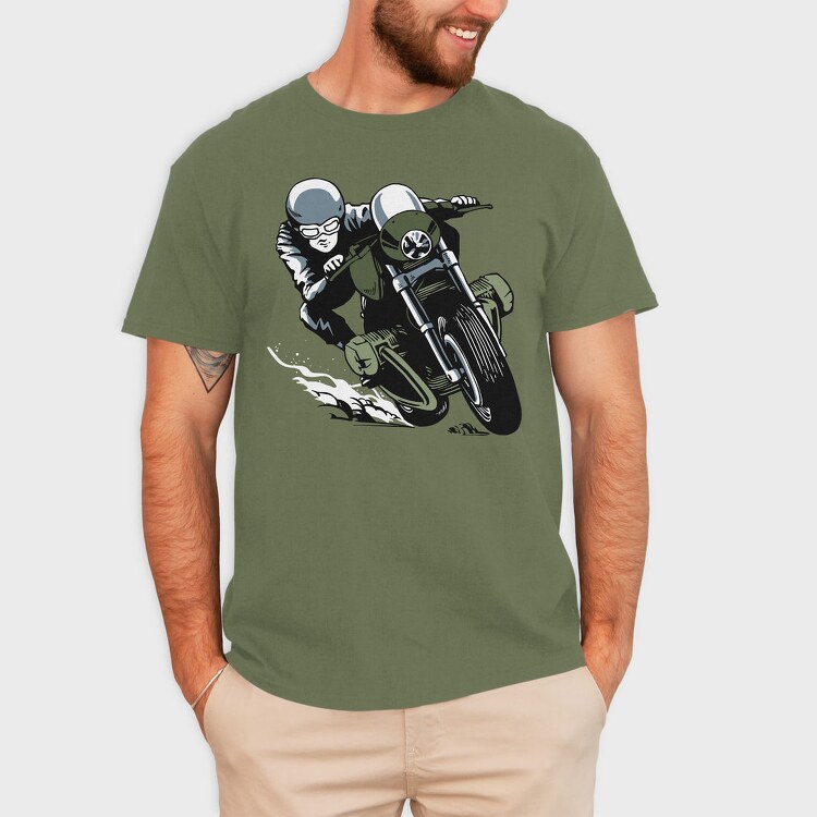 Motorcycle Rider, Tricou Barbati (Unisex)