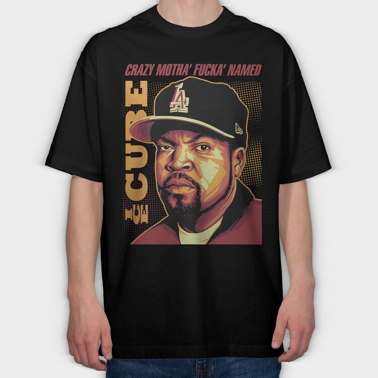Crazy Mothafucka Vibes, Tricou Oversize Barbati (Unisex)