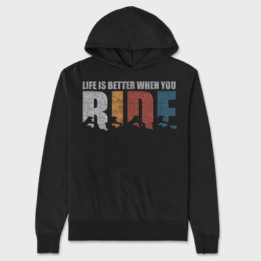 Betterride, Hanorac Oversize Barbati (Unisex)