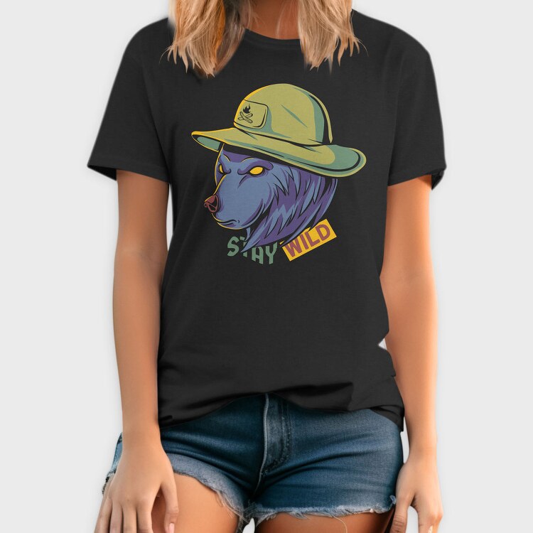 Stay Wild Bear, Tricou Barbati (Unisex)