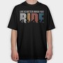 Betterride, Tricou Oversize Barbati (Unisex)