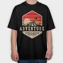 Mountain Adventure Climb, Tricou Oversize Barbati (Unisex)