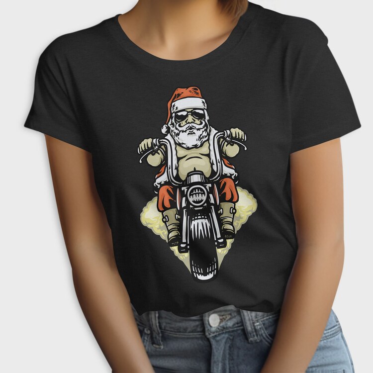 Santa Biker, Tricou Femei