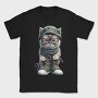 Cat Aviator Chic, Tricou Barbati (Unisex)