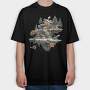 Christmas Fairy Treehouse, Tricou Oversize Barbati (Unisex)