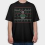 Uglysweater Snowman, Tricou Oversize Barbati (Unisex)