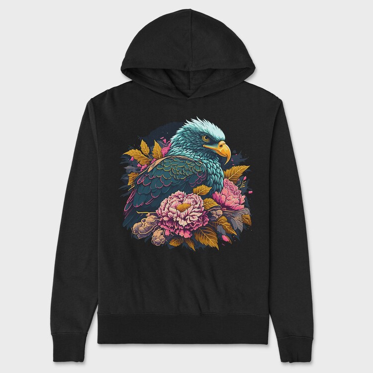 Eagle Bloom, Hanorac Oversize Barbati (Unisex)