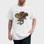 Cowboy Skull, Tricou Barbati (Unisex)