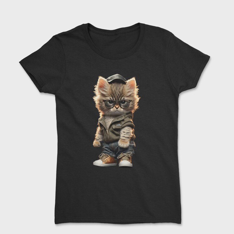 Hipster Kitty, Tricou Femei