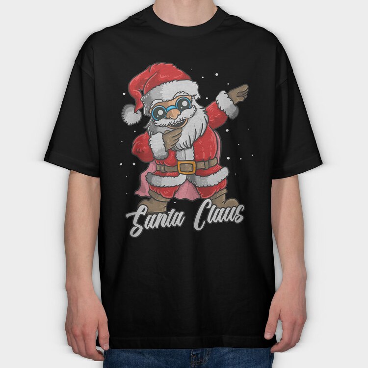 Santa Claus Cool, Tricou Oversize Barbati (Unisex)