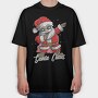 Santa Claus Cool, Tricou Oversize Barbati (Unisex)