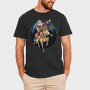 Santa Moose Ride, Tricou Barbati (Unisex)