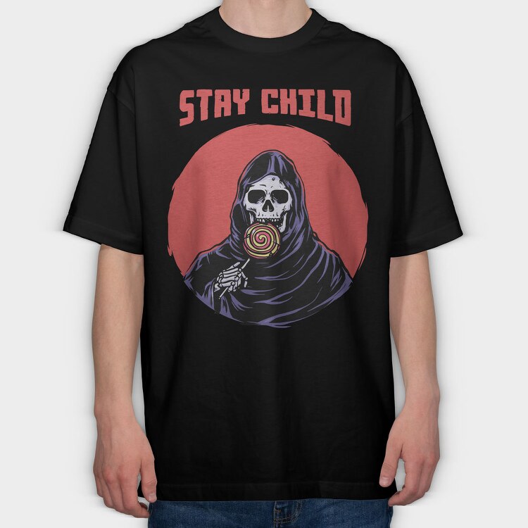 Staychild, Tricou Oversize Barbati (Unisex)